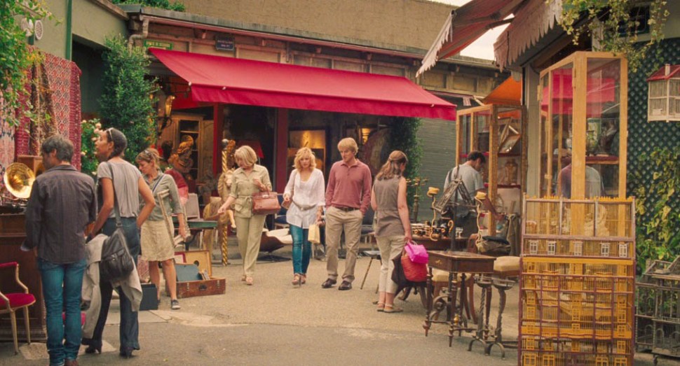 Midnight in Paris St Ouen flea market