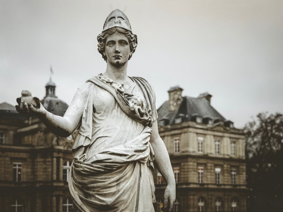 Statue at Luxembourg Gardens, Paris France